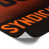 Poster Vintage voyage du Maroc Casablanca (Coin)