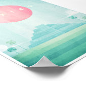 Poster Vintage voyage du Mexique (Coin)