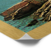 Poster Vintage voyage du parc national Acadia (Coin)