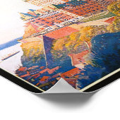 Poster Vintage voyage du Québec Canada (Coin)