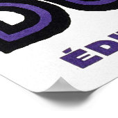 Poster Vintage voyage Dunkerque France restauré (Coin)