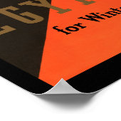 Poster Vintage voyage égyptien (Coin)