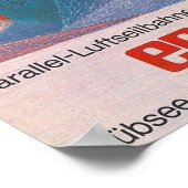 Poster Vintage voyage Engelberg Suisse (Coin)