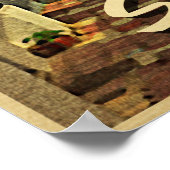 Poster Vintage voyage espagnol (Coin)