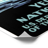 Poster Vintage voyage - États-Unis YellowStone (Coin)