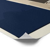 Poster Vintage voyage européen (Coin)