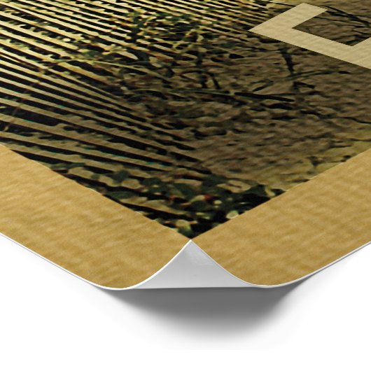 Poster Vintage voyage Fairfield Beach (Coin)