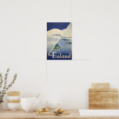 Poster Vintage voyage finlandais (Cuisine)