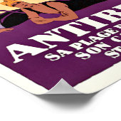 Poster Vintage voyage français Antibes Juan-les-Pi (Coin)