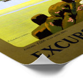 Poster Vintage voyage France Bretagne restauré (Coin)