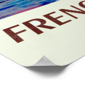 Poster Vintage voyage - France Riviera (Coin)