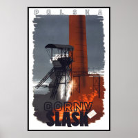 Poster Vintage voyage Gorny Slask Pologne