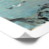 Poster Vintage voyage Hambourg Allemagne (Coin)