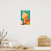 Poster Vintage voyage hollandais (Cuisine)