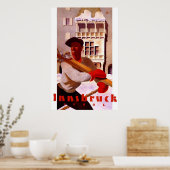 Poster Vintage voyage "Innsbruck" (Cuisine)
