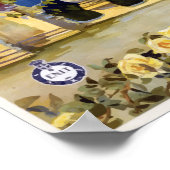 Poster Vintage voyage Italie (Coin)