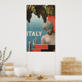Poster Vintage voyage italien (Cuisine)