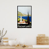 Poster Vintage voyage italien (Cuisine)