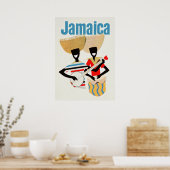 Poster Vintage voyage jamaïcain (Cuisine)