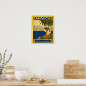 Poster Vintage voyage jamaïcain (Cuisine)