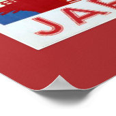 Poster Vintage voyage Japon (Coin)