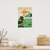 Poster Vintage voyage japonais (Cuisine)