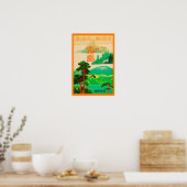 Poster Vintage voyage japonais (Cuisine)
