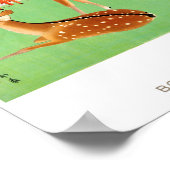 Poster Vintage voyage japonais restauré (Coin)