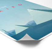 Poster Vintage voyage Le Caire (Coin)