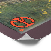 Poster Vintage voyage - Mandchourie Sud (Coin)