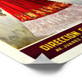 Poster Vintage voyage mexicain (Coin)