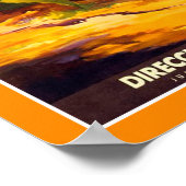 Poster Vintage voyage Mexique (Coin)