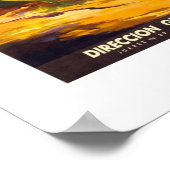 Poster Vintage voyage Mexique (Coin)