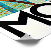 Poster Vintage voyage Monte Carlo (Coin)