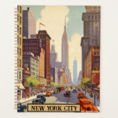 Poster Vintage voyage New York (Devant)