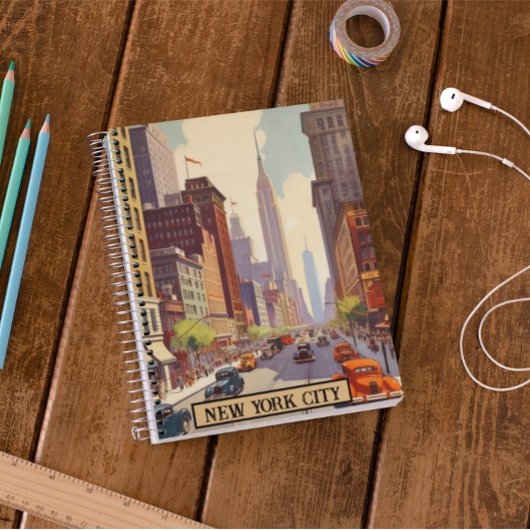 Poster Vintage voyage New York