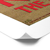 Poster Vintage voyage norvégien (Coin)