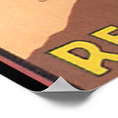 Poster Vintage voyage Ostende-Belgique (Coin)