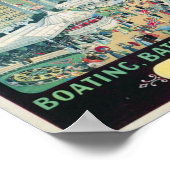 Poster Vintage voyage pour Bridlington, Angleterre (Coin)