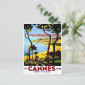 Poster Vintage voyage pour France Carte postale (Debout devant)