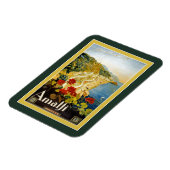 Poster Vintage voyage pour Italie Magnet (Côté Gauche)