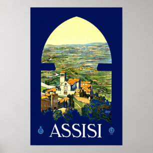 Poster Vintage voyage pour l'Italie Imprimer
