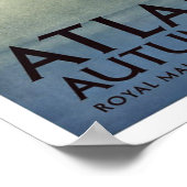 Poster Vintage voyage Royal Mail Atlantis (Coin)