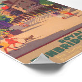 Poster Vintage voyage Royal Tunbridge Wells Angleterre (Coin)