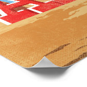 Poster Vintage voyage Scottsdale Arizona (Coin)