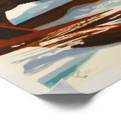 Poster Vintage voyage Suisse (Coin)