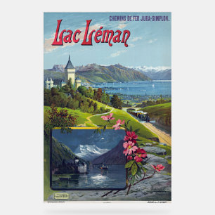 Poster Vintage voyage Suisse