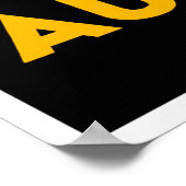 Poster Vintage voyage Sydney Australie (Coin)