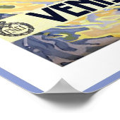 Poster Vintage voyage Venice (Coin)