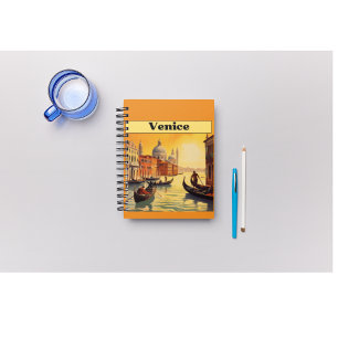 Poster Vintage voyage Venice, Italie